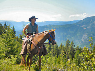 Horse Pack Trips into the North-Okanagan Wilderness