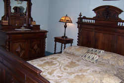 Room #2 - Spectacular 1870 Walnut queen bed