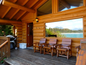 Two bedroom beach front and ocean view cabins