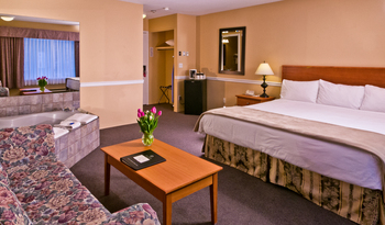 King Bed with an in-suite Jetted Tub