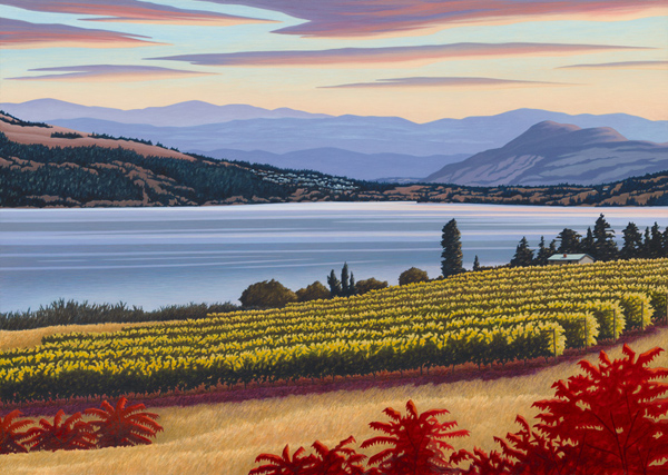 Okanagan Artist, Mal Gagnon, Okanagan Valley