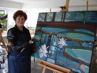 Vikki's art studio, Gabriola Island