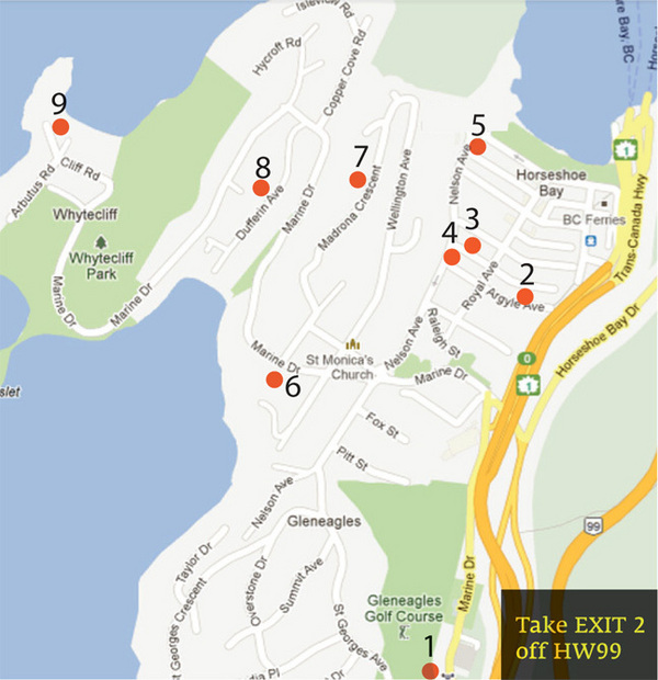 Horseshoe Bay Art Walk BC Travel