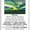 GLORIOUS! Art Show & Sale
POTTERY, FUSED GLASS, PAINTINGS
