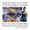 Indigo Meets Ecoprint- July 2017