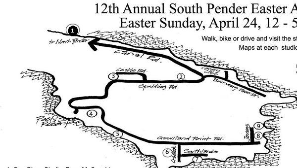 12th Annual South Pender Easter Art Walk