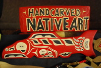 1st Nations Street Carvers, Dennis  Rose, Vancouver Downtown