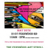 The Fernwood Art Stroll -Annual GARAGE SALE