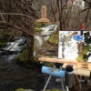 Plein air painting on Salt Spring!