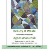 Beauty of Waste - a visual art show by Agnes Ananichuk at the Gage Gallery, Victoria BC