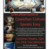 Cowichan Culture Speaks Easy Launch Celebration