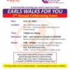 Earls walks for you