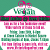 A fundraiser event for the Victoria Vegan Fest
